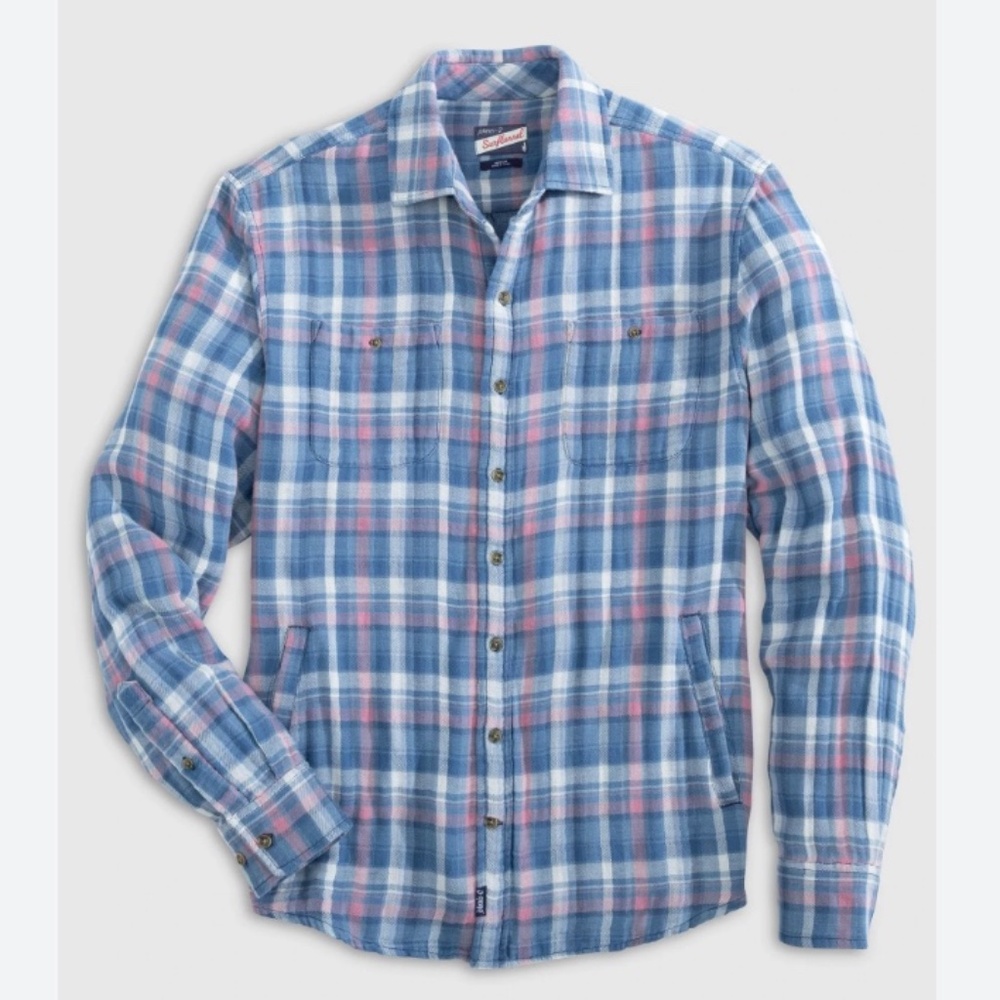 Johnnie-O Jason Surf Flannel Shirt Jacket